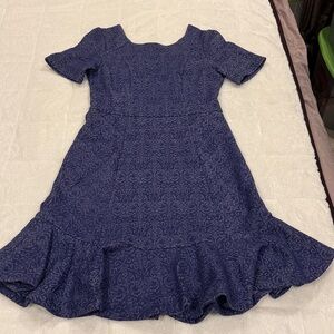 Anthropologie HD in Paris Blue Dress